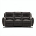 Canape relax électrique en tissu gris anthracite 180 x 90 x 90cm
