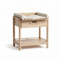 Table à langer en bois de hêtre avec matelas amovible 70 x 50 x 90cm